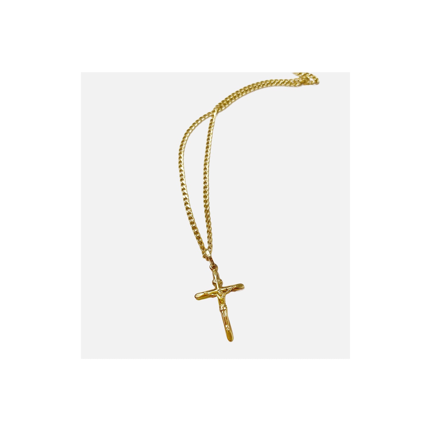 Gold Plated OG Crucifix