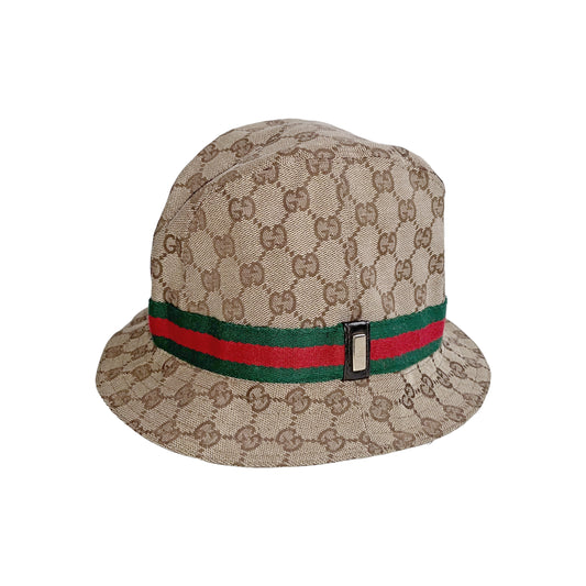 Gucci Vintage Bucket Hat GG Canvas 'Sherry'