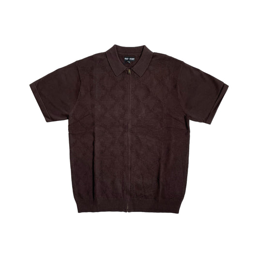 Pass~Port Brasco Zip Short Sleeve Knit