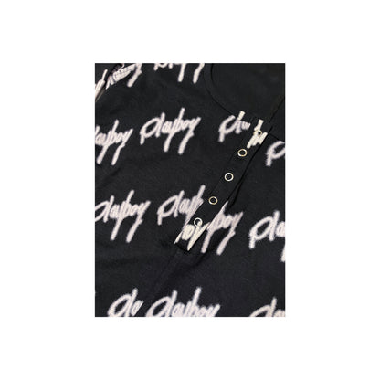 Playboy Graffiti Script Playsuit