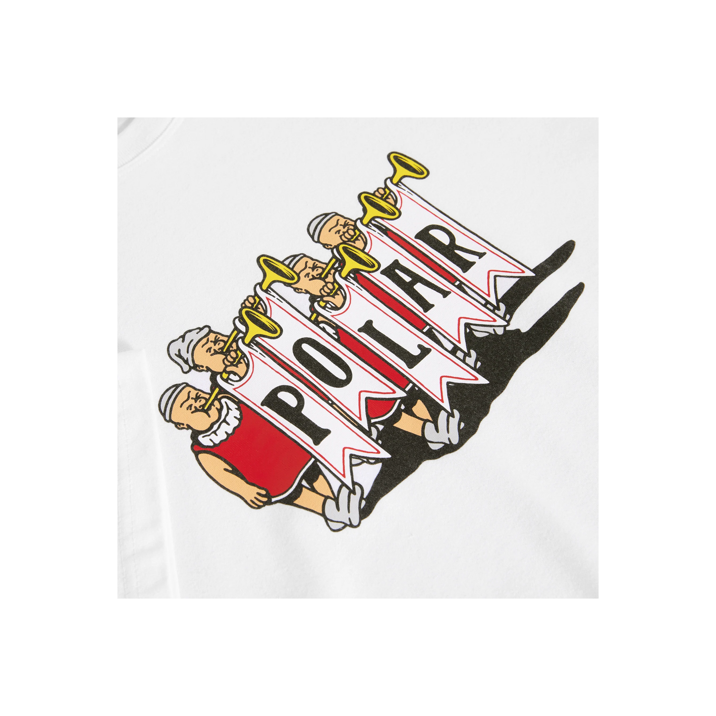 Polar Skate Co. Trumpets Tee - White