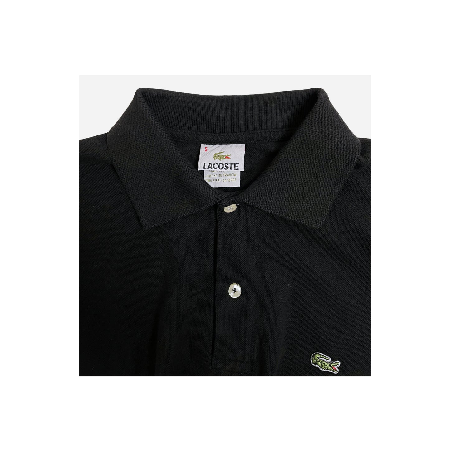 Lacoste Reworked Crop Polo Shirt