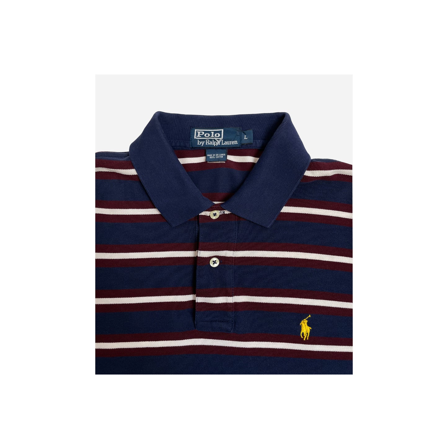 Polo Ralph Lauren Vintage Striped Polo Shirt