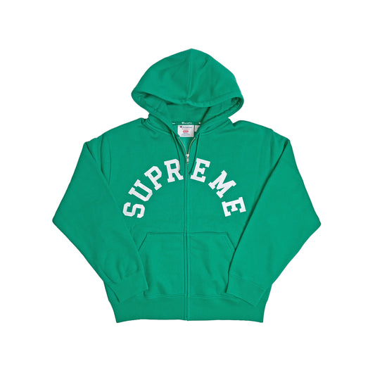 Supreme Champion Zip Up Hooded Sweatshirt