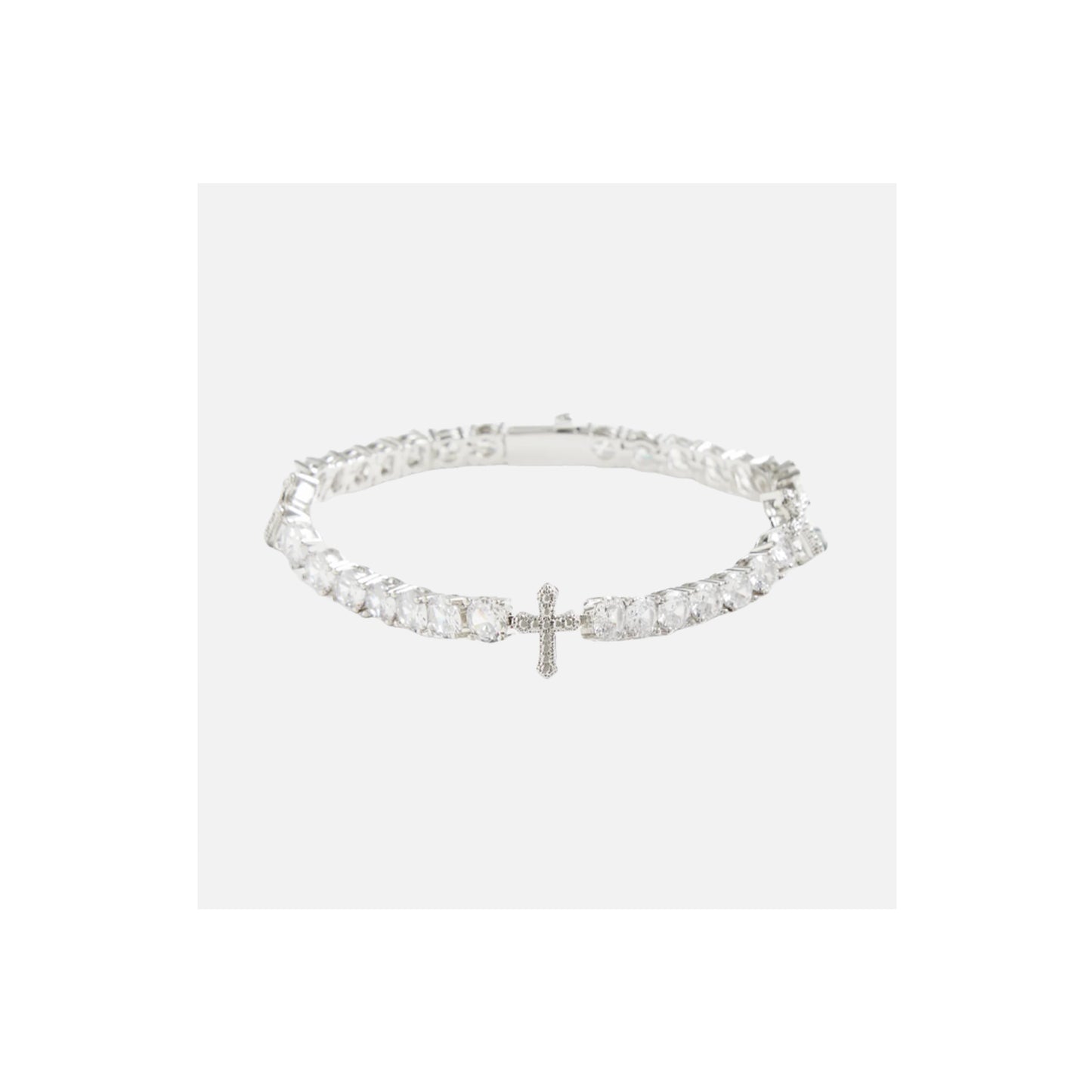 Edgy Cross CZ Bracelet