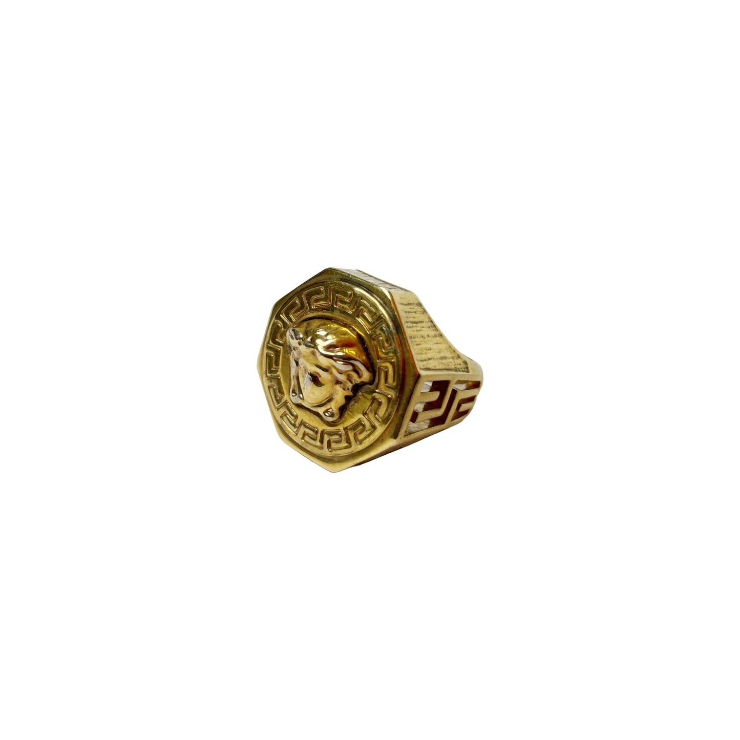 Greca Medusa Versace Ring