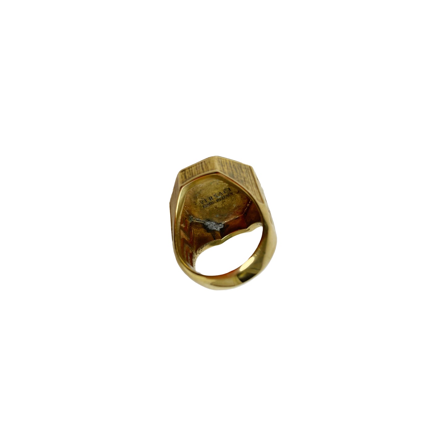 Greca Medusa Versace Ring